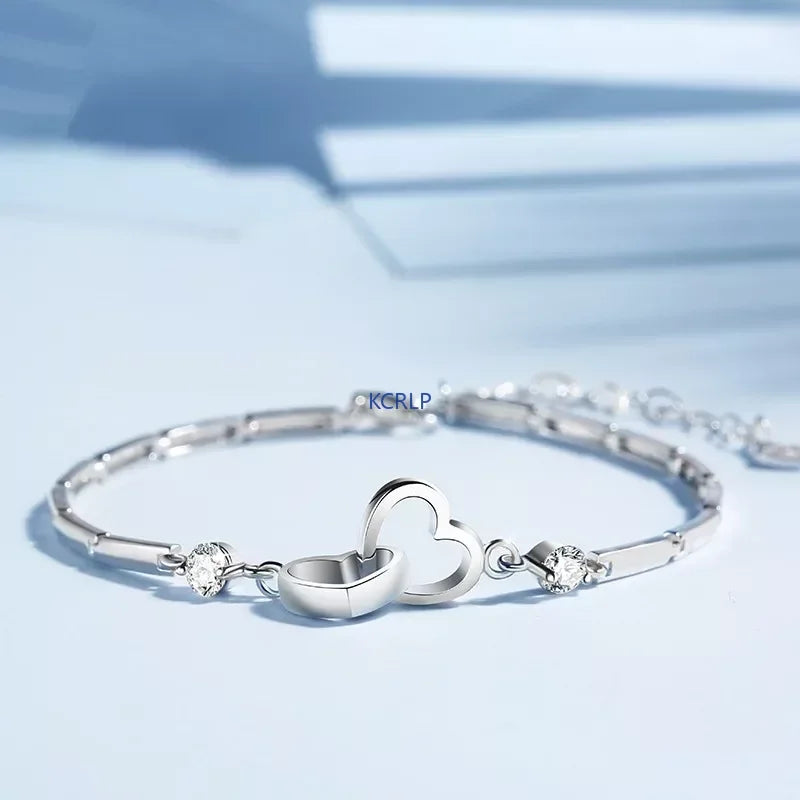 Twin Heart Bracelet