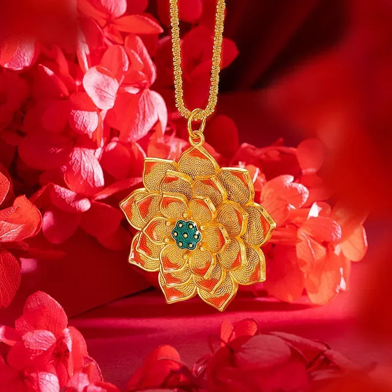 Lotus Necklace