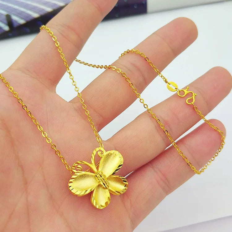 Golden Butterfly Necklace