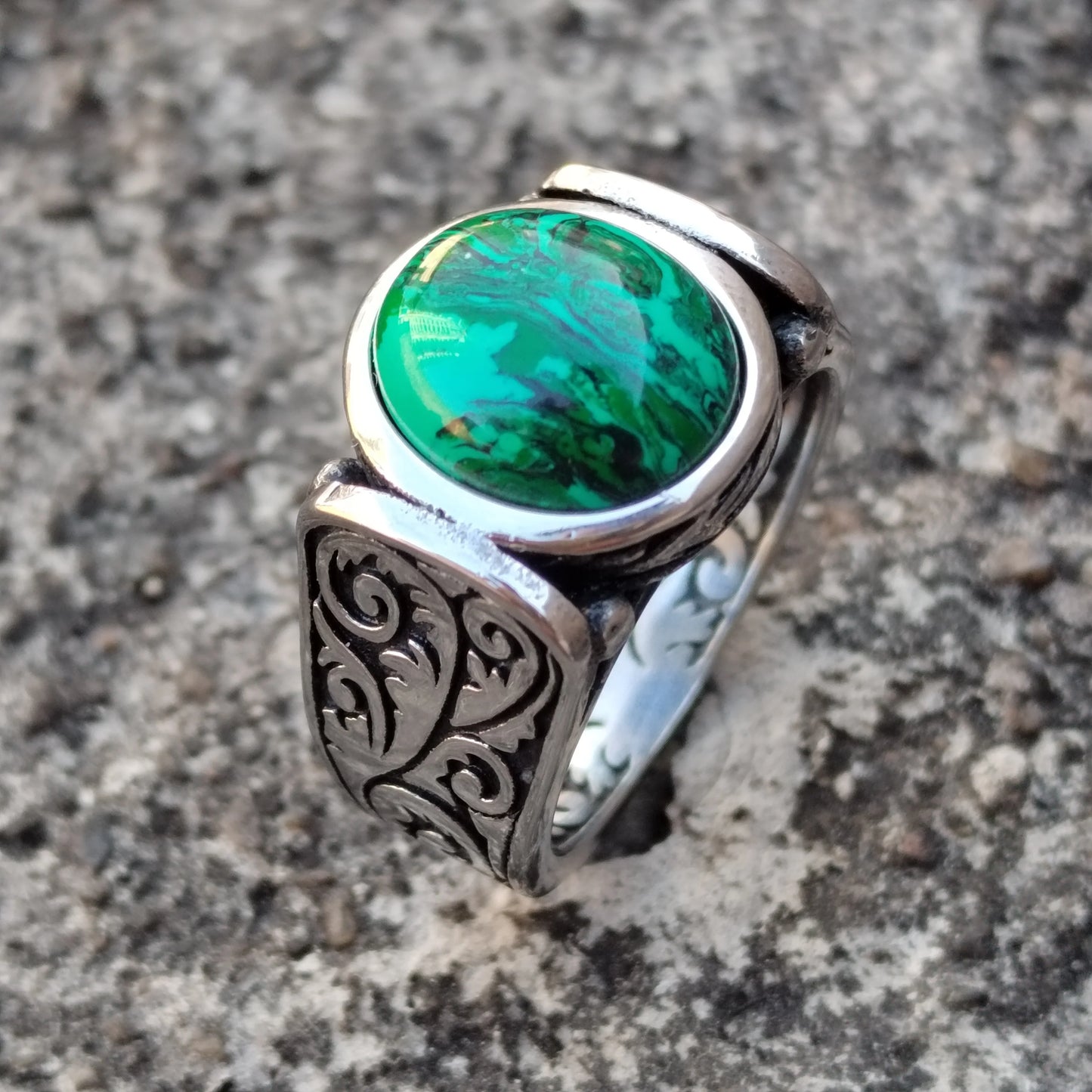 Malachite Ring