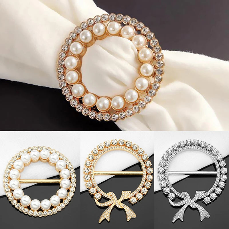 Buckle Pearl Rhinestone