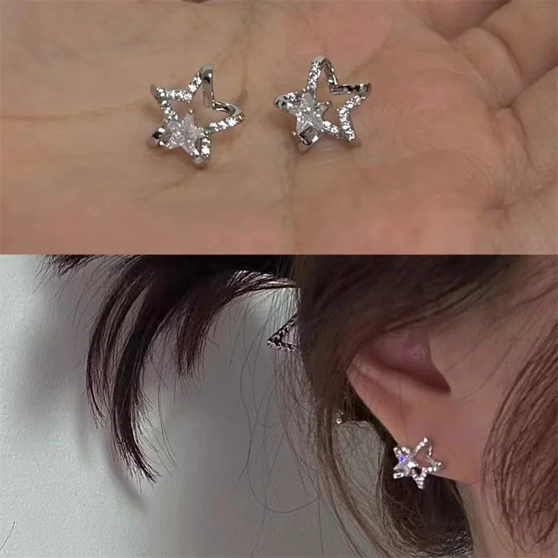 Black Star Earring