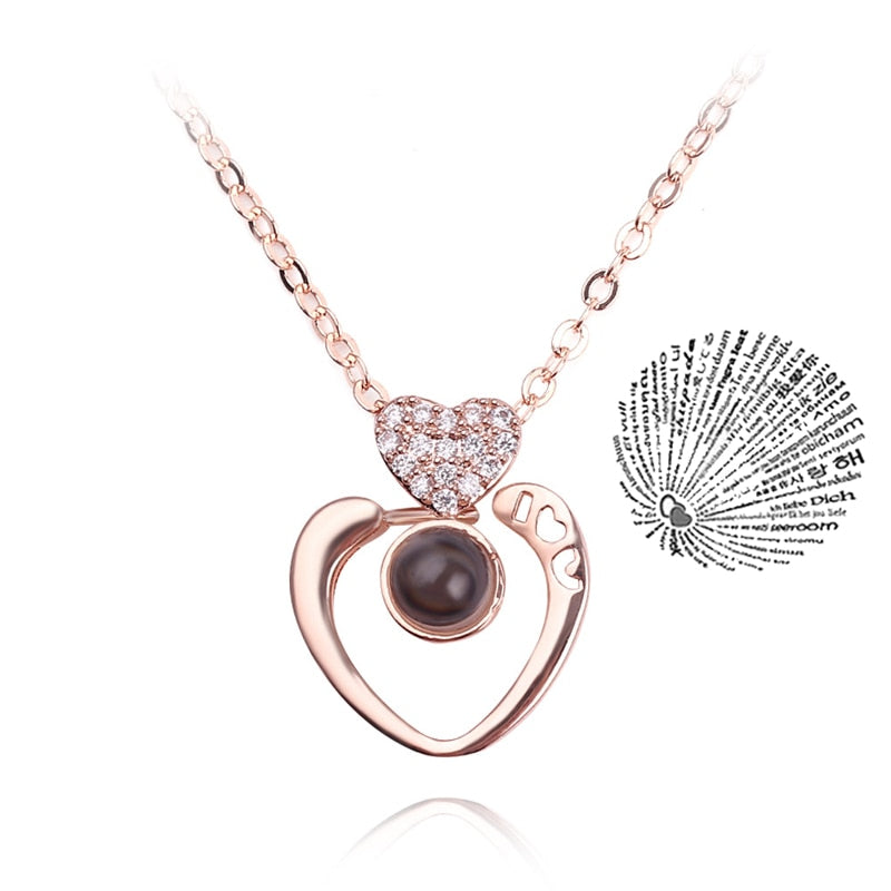 Heart Eye Necklace