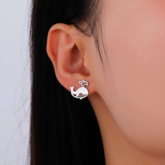 Whale Earring