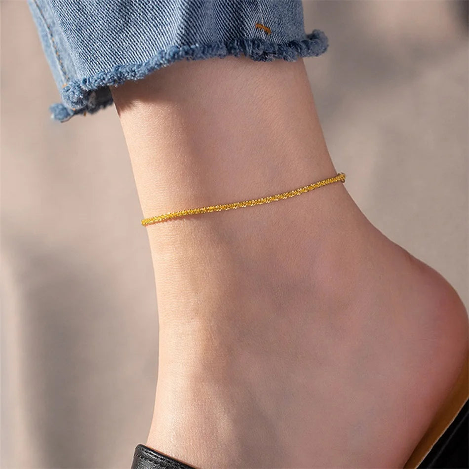 Gold Snake Anklet