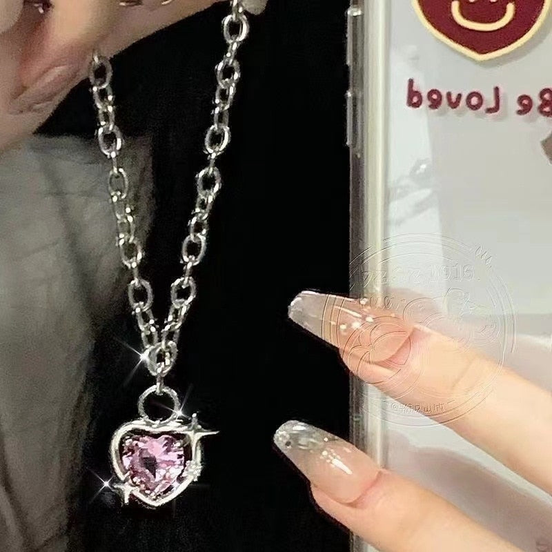 Purple Heart Necklace