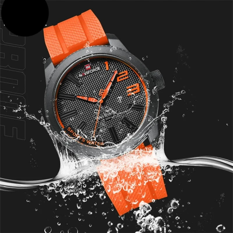 Orange Wristwatch