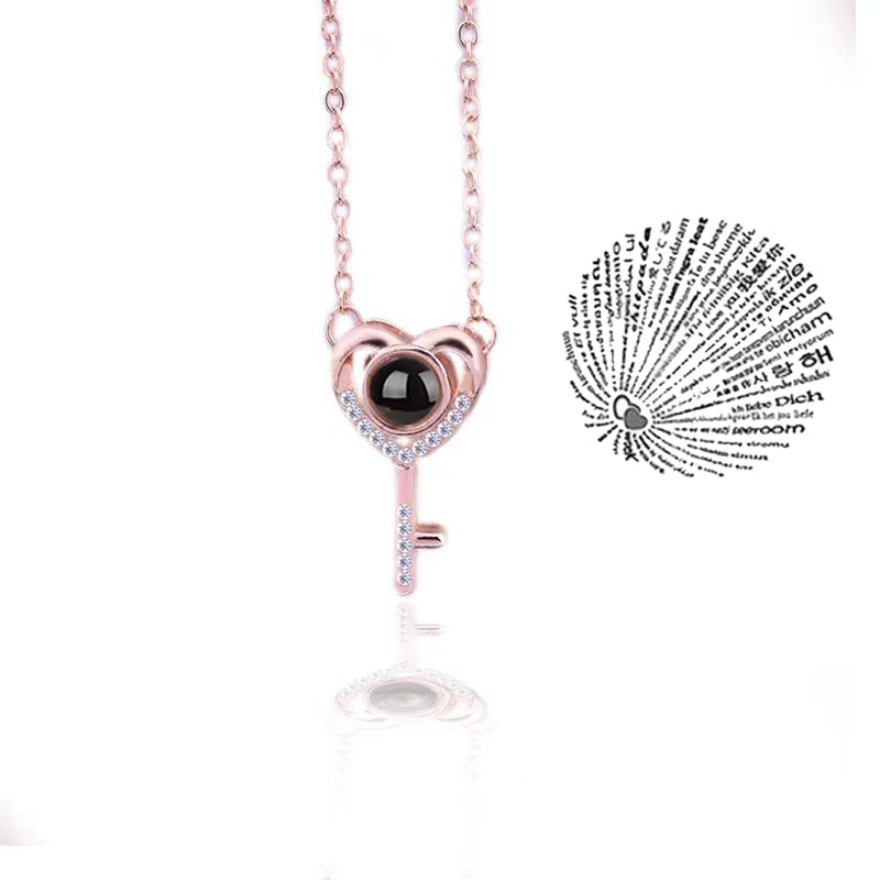 Heart Eye Necklace