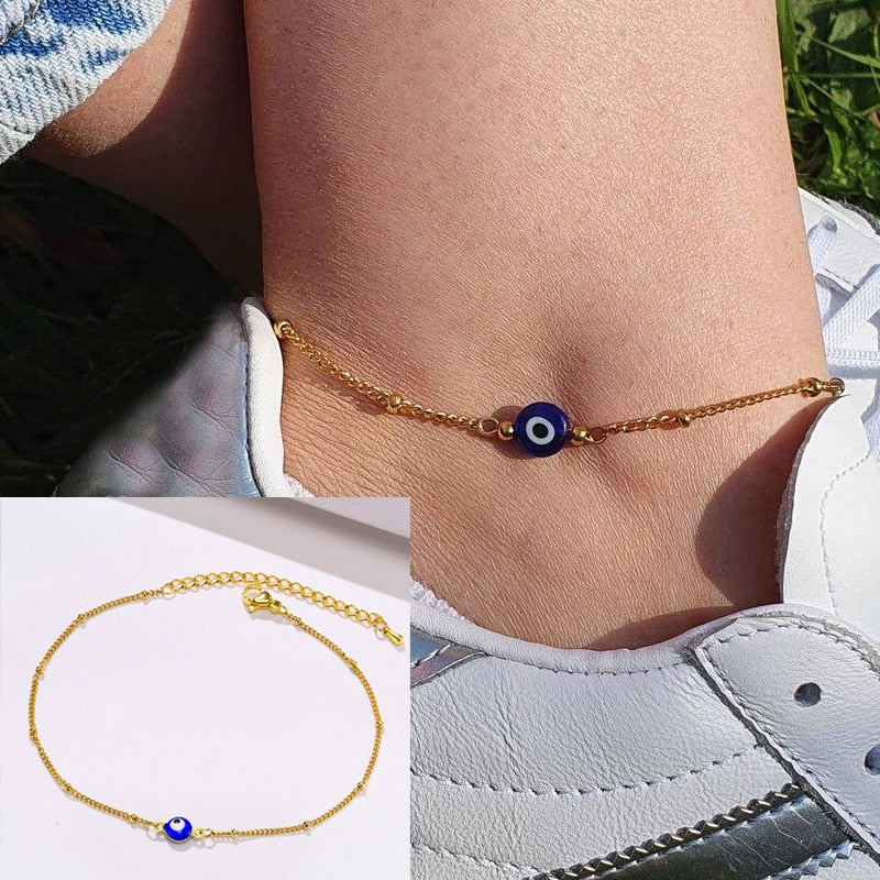 Golden Snake Anklet