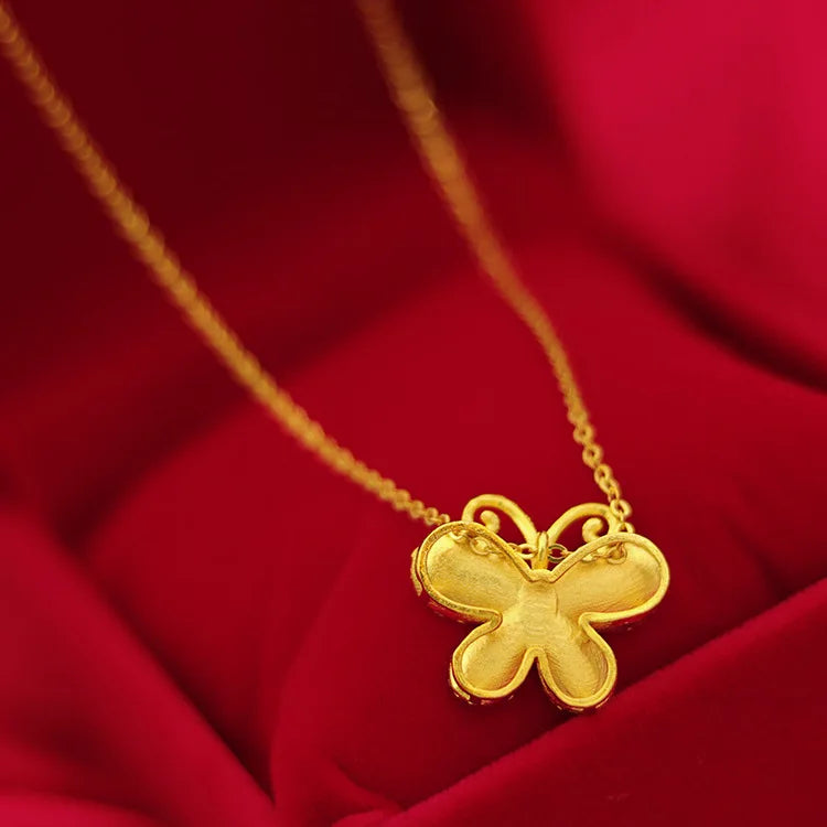 Golden Butterfly Necklace