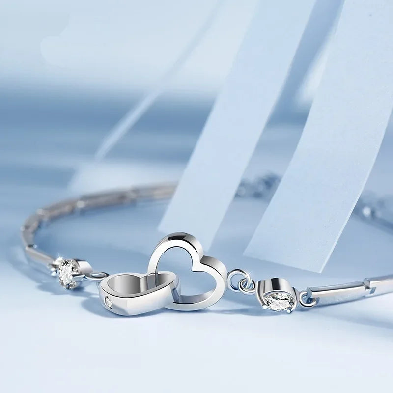 Twin Heart Bracelet