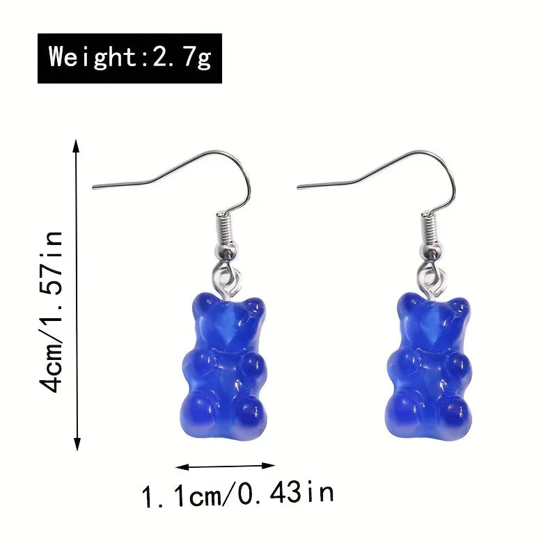 Jelly  Bear Earring