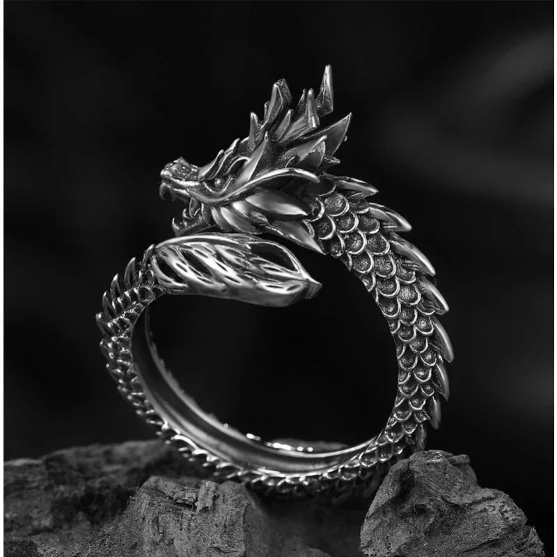 Dragon Face Ring