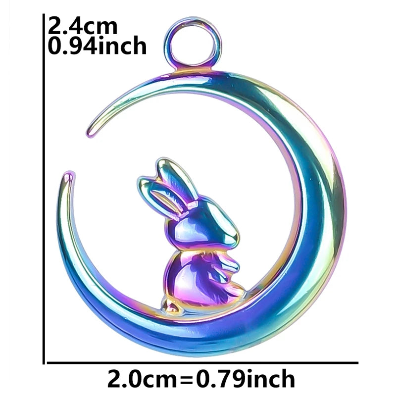 Rabbit Moon Pendant