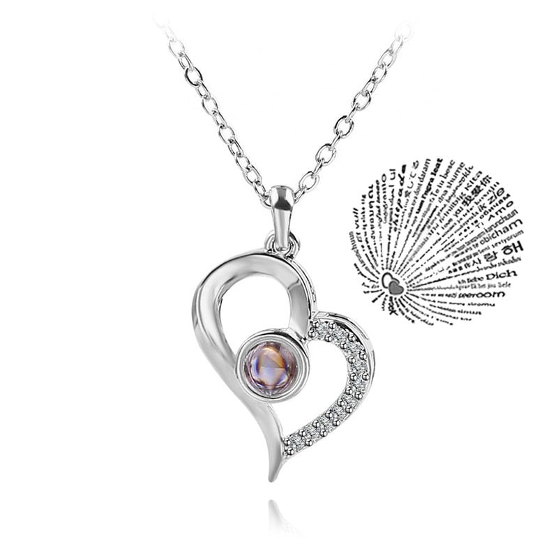 Heart Eye Necklace