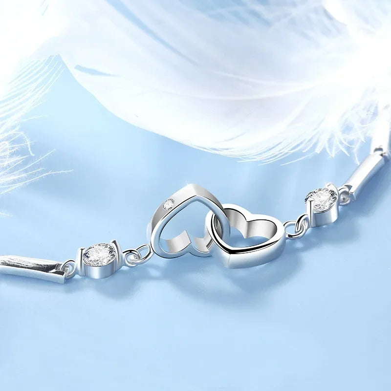 Twin Heart Bracelet