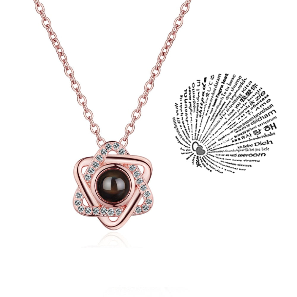 Heart Eye Necklace