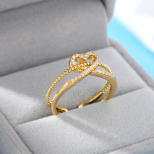 Infinity Heart Ring