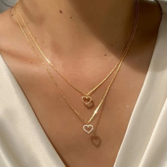 Twin Heart Necklace