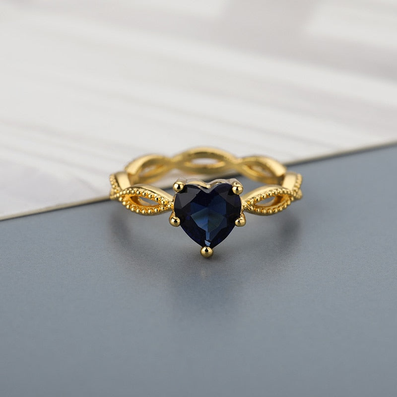 Ocean Heart Ring