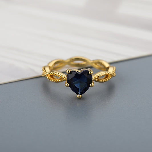 Ocean Heart Ring